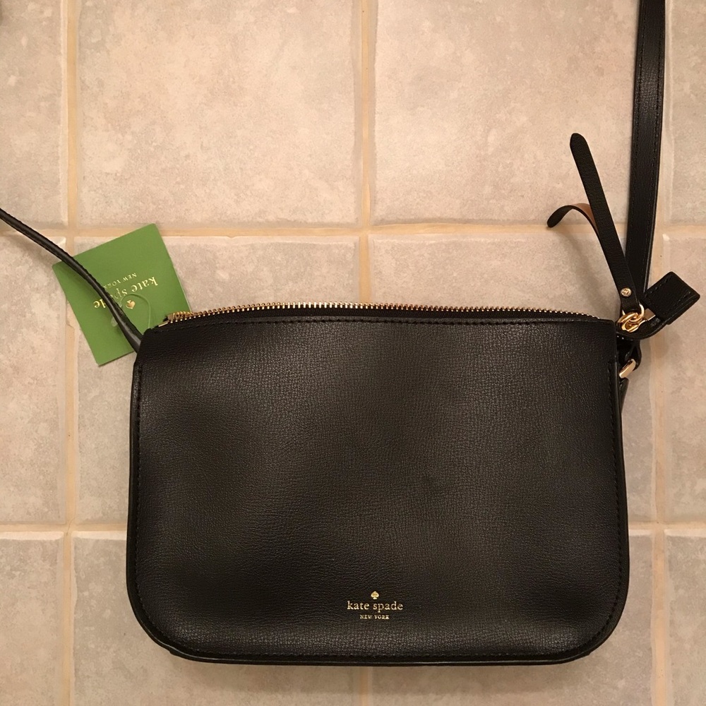 KATE SPADE HOLIDAY LANE VAL BLACK CROSSBODY  001 - Picture 2 of 8